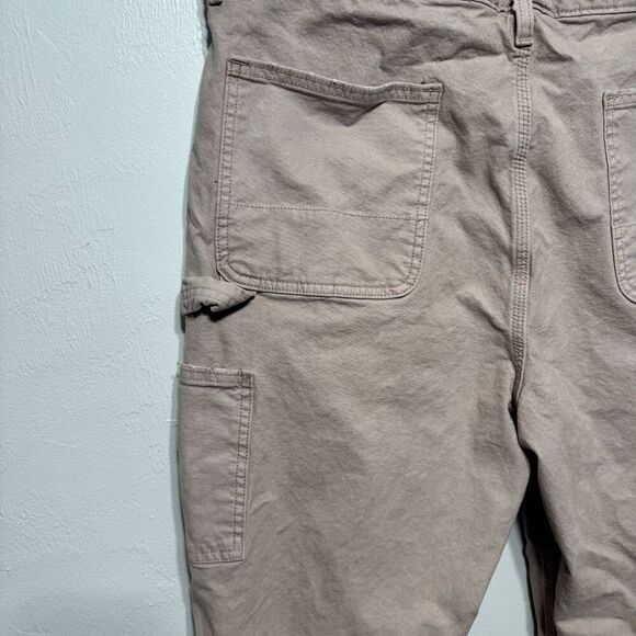 American Eagle Carpenter Pant Light Pink Jeans Painter Mens sz 33x30 Women sz 16 - Picture 13 of 16